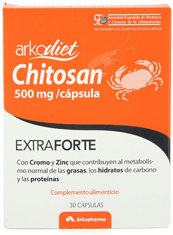 Arkopharma Chitosan Extra Forte 500 mg Capsules 30 Units
