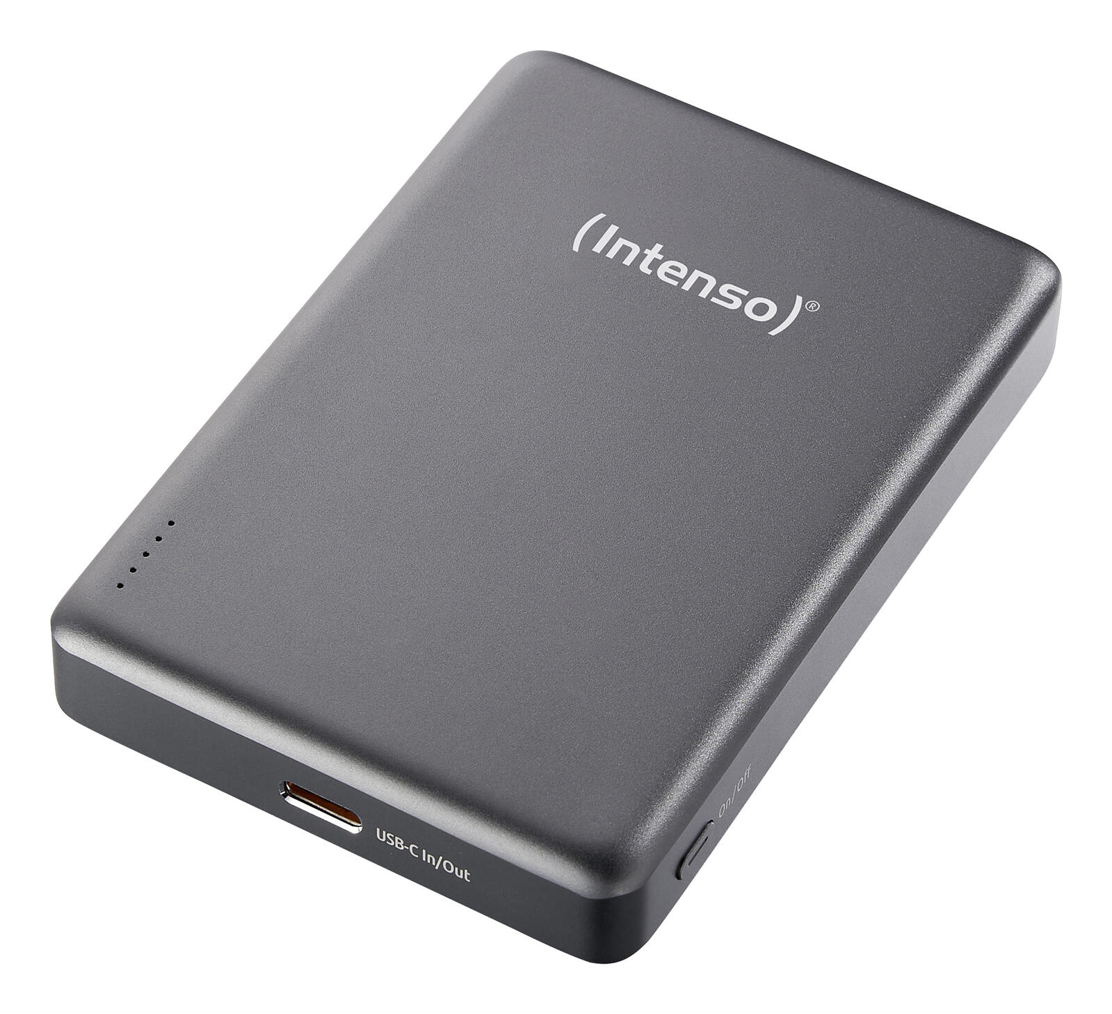 Intenso MW10000 magnetische kabellose Powerbank - Grau 7344034