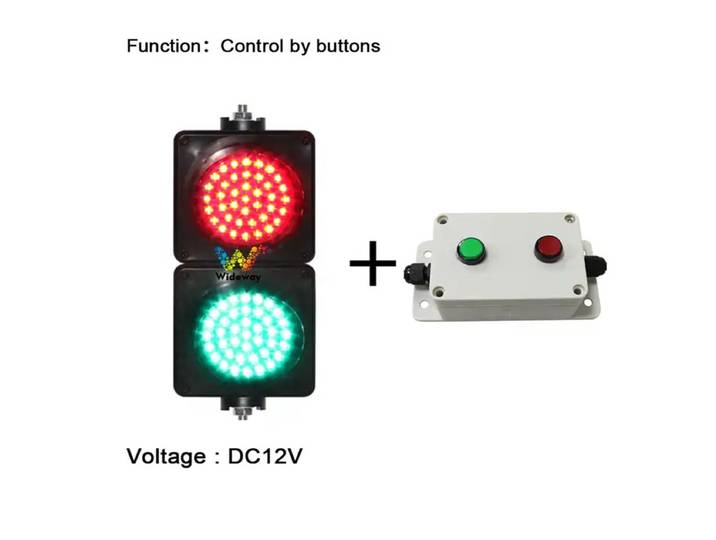Mini-rouge-grenade manuelle à commande par bouton pour l'enseignement scolaire, signalisation de stationnement, éclairage de guidage