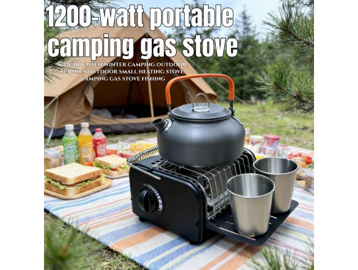 Poêle de camping multifonctionnel, poêle chauffante portable, poêle de tente multifonctionnel pour le camping, la randonnée et les escapades en plein air