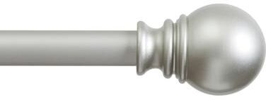 Kenney™ "Kenney® Layla 1"" Value Decorative Window Curtain Rod, 30-84"""