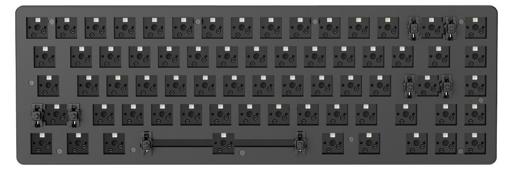 Glorious GMMK 2 Barebones Compact Toetsenbord 65% Zwart