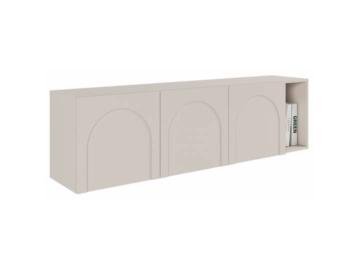 TV-Schrank Arkadia mit vier Türen und gefrästen Fronten, 175 cm,