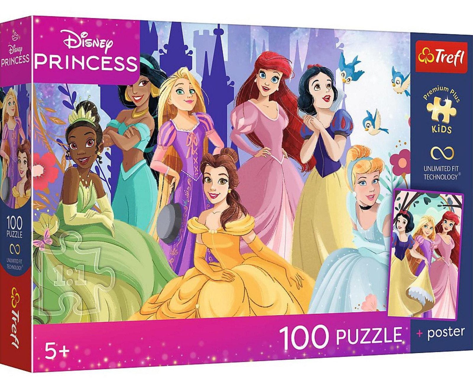 TREFL Disney Prinsessen Premium Plus Puzzel voor kinderen