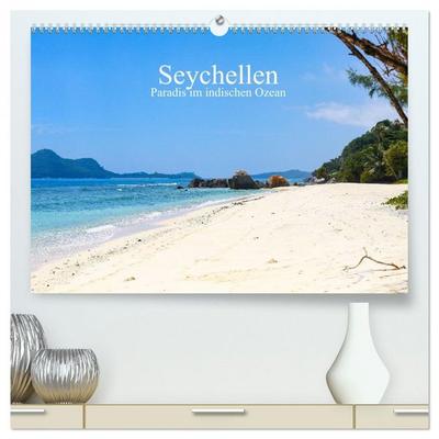 Seychellen - Paradis im indischen Ozean (hochwertiger Premium Wandkalender 2026 DIN A2 quer), Kunstdruck in Hochglanz