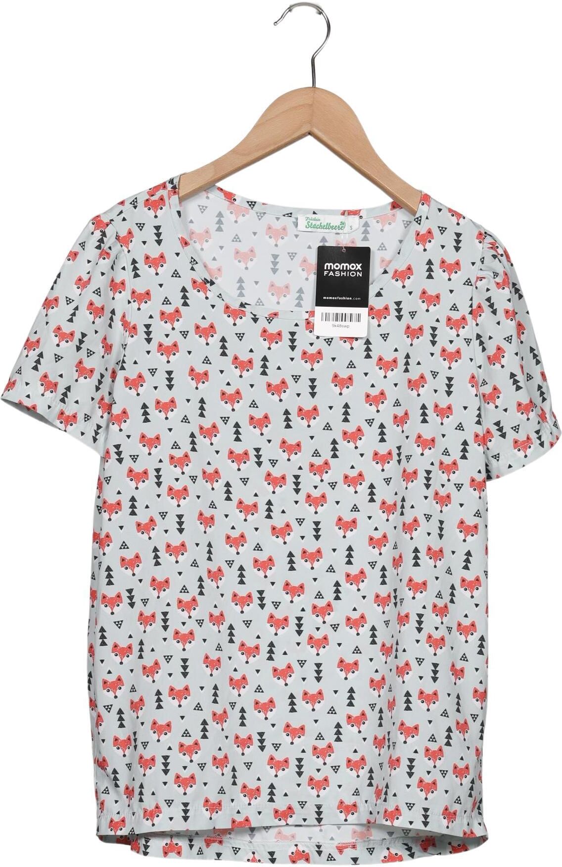 Fräulein Stachelbeere Damen Bluse, Mehrfarbig, Gr. S, Synthetik / Elasthan - Second Hand