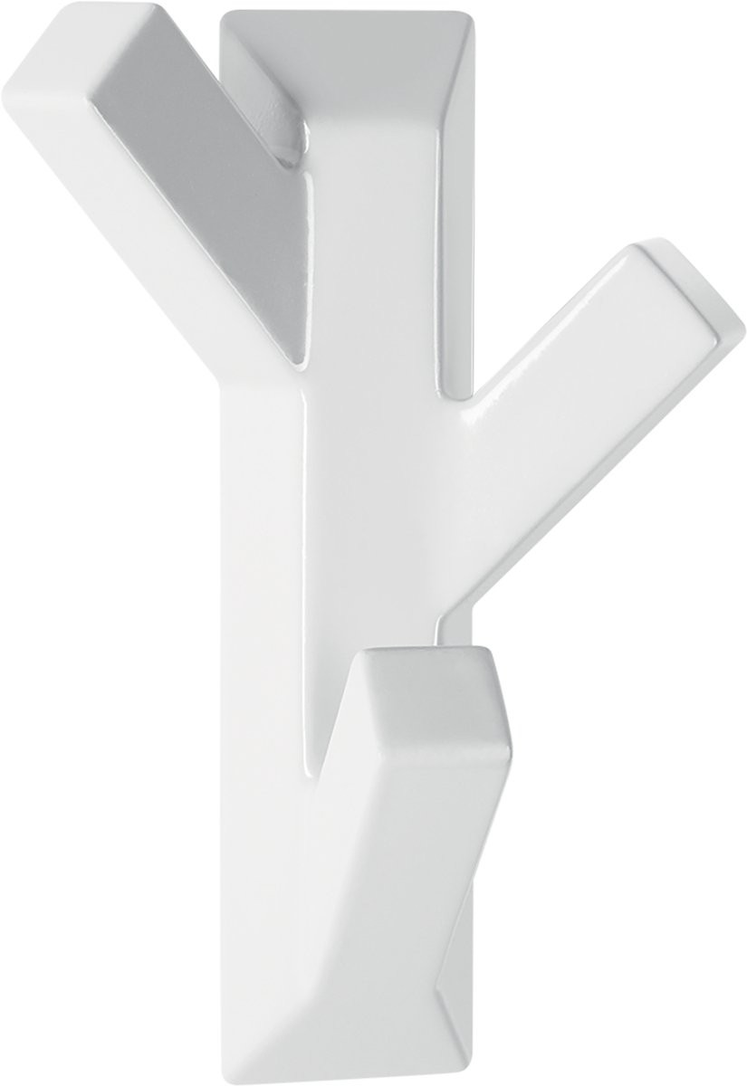 Spirella Tree Zelfklevende Haak Wit – Decoratieve Handdoekhaak voor Handdoeken en Badjassen zonder Boren