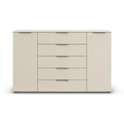 Kommode Flipp Dekor Beige Champagner