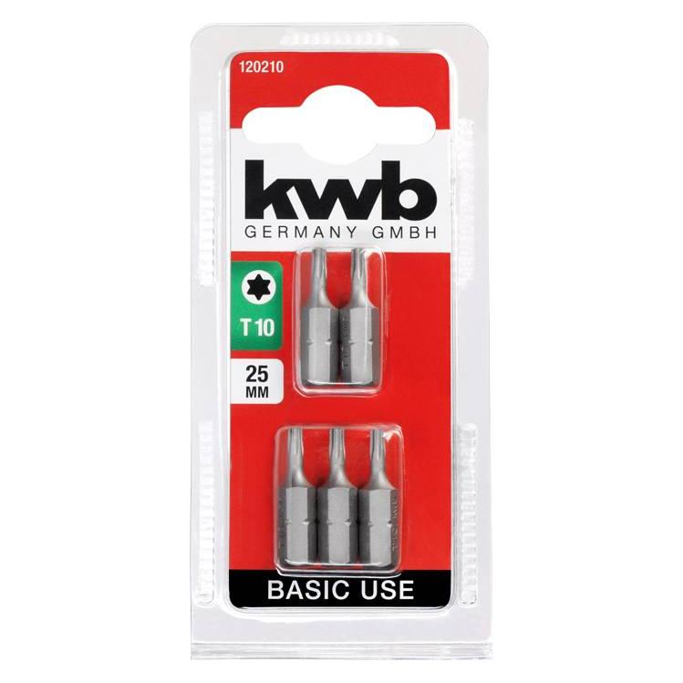 kwb 120210 Sechskant-Bit Chrom-Vanadium Stahl 5 St. (120210)