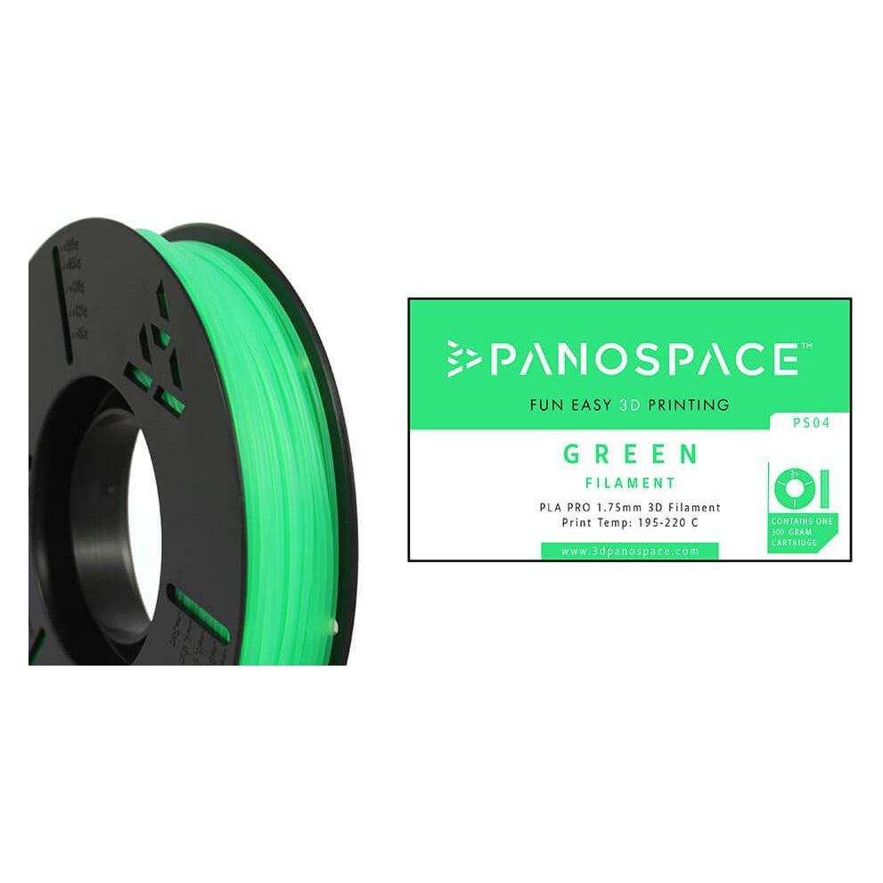 3DPanospace PANOSPACE Filament Green (PLA, 300 g, 1.75 mm) (PS304)