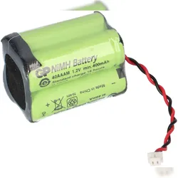 Notleuchten-Akku 4,8V 400mAh NiMH F2x2 Molex 51021 NIMH4804Q