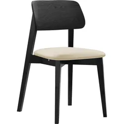WOHNZIMMER STUHL KT63, Holzfarbe: Schwarz