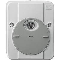 Dämmerungs-Zeitschaltuhr Aufputz mit Lichtsensor und Zeitfunktion Typ 544890 grau (glänzend), Retail