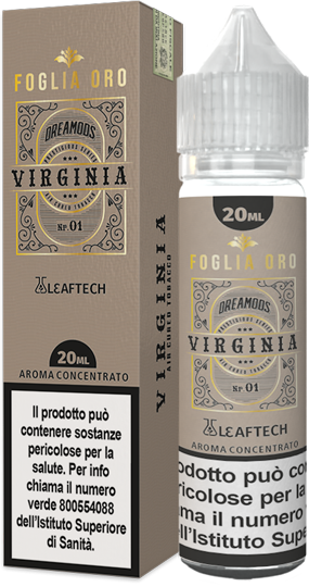 Dreamods Virginia Foglia Oro Liquido Shot 20ml Tabacco