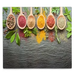 Herdabdeckplatte Spices (BH 56x50 cm) - grau - BH 56x50 cm