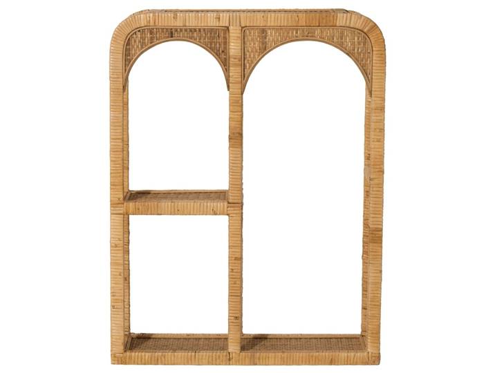 Étagère murale en bois beige unique