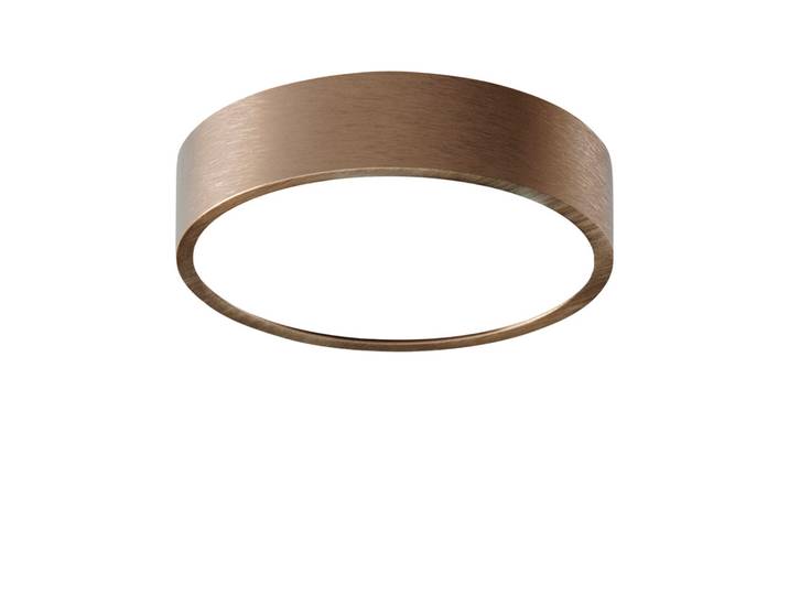 Plafonnier Shadow 1, doré/laiton, IP54 - LIGHT-POINT - Cuisine - Aluminium