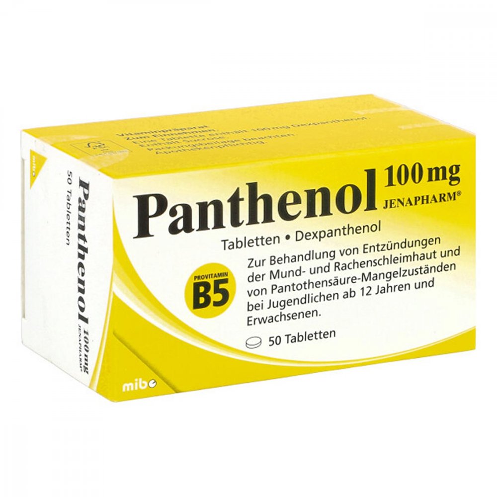 MIBE GmbH Arzneimittel Panthenol 100 mg Jenapharm Tabletten 06150829