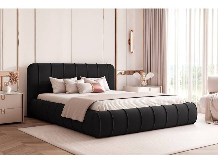 Compleo Polsterbett velvet, Bubble, Luxusbett mit Bettkasten, Elegant design