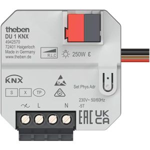 Theben Schaltaktor DU 1 KNX, 4942570, für Smart Home, 1 Kanal, Unterputz