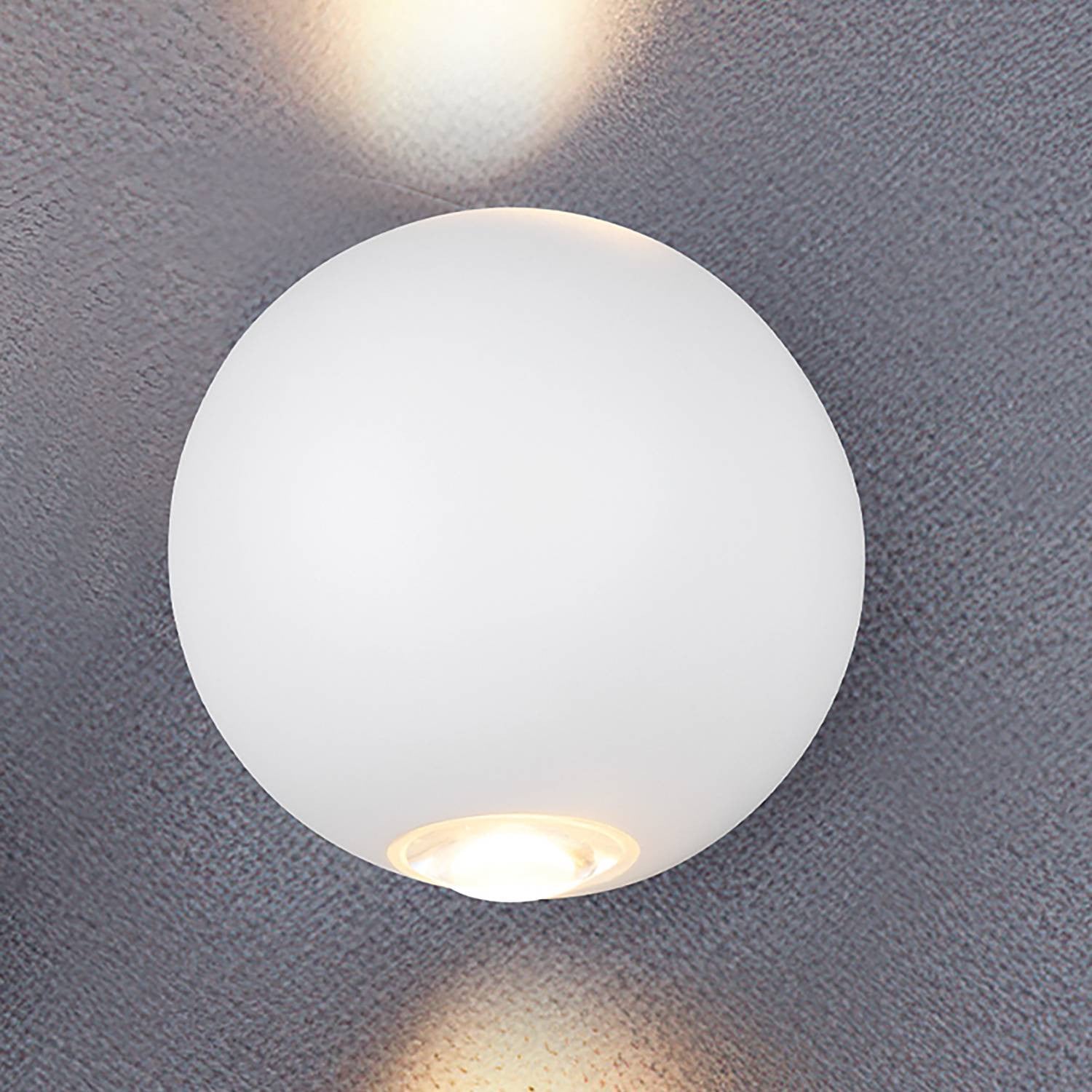 Trio Leuchten LED Buitenverlichting Wandlamp Avisio Wit