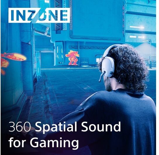 Sony INZONE H3 Wired PS5 & PC Gaming Headset - White