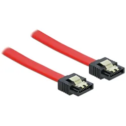 Delock SATA 6 Gbs Kabel 10 cm rot