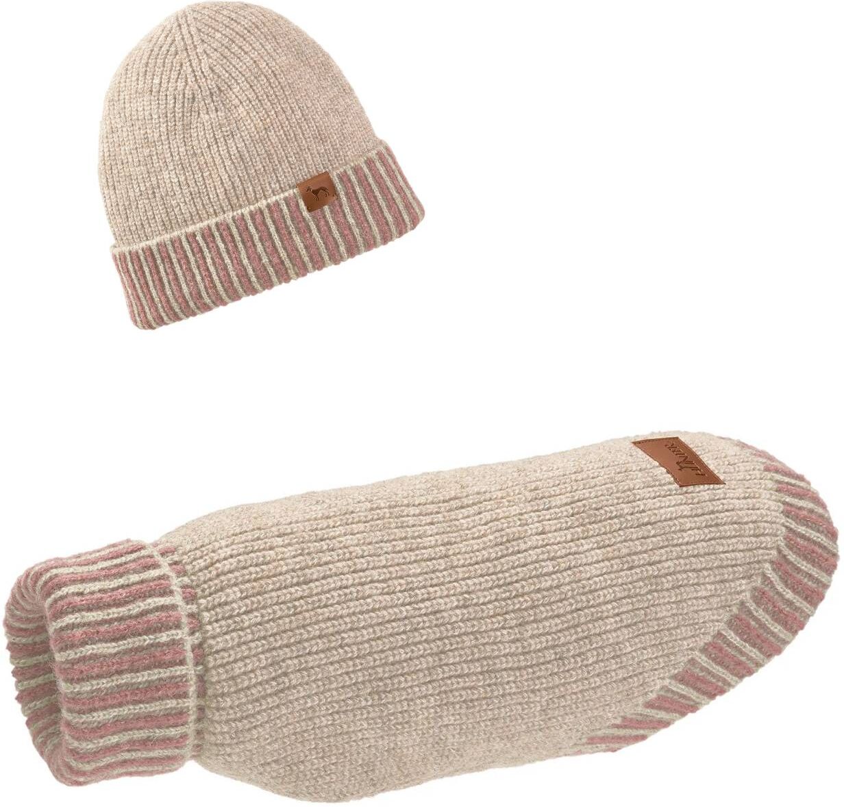 Hunter Maglioncino Pullover per Cani Odense con Cappello Crema Rosa 25 cm