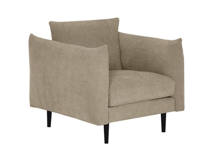 Mid.you Einsitzer, Beige, Holz, Füllung: Schaumstoff, Polyethersulfon (PES),Schaumstoff, Polyethersulfon (Pes), 102x86x102 cm, Made in Europe, Typenauswahl, Wohnzimmer, Sessel, Sonstige Sessel