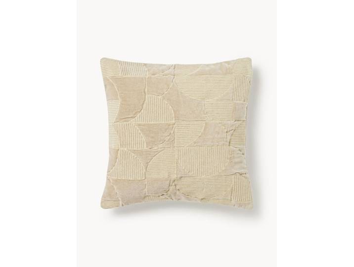 Housse de coussin avec motif géométrique brodé Verina