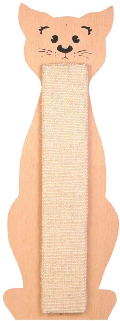 TRIXIE Kratzbrett Katze, Sisalteppich, Katzenminze, 21 x 56 cm, natur / beige