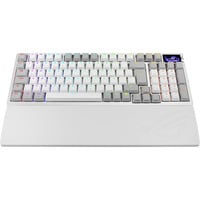 ROG Azoth 96 HE, Gaming-Tastatur weiß, DE-Layout, ROG HFX V2