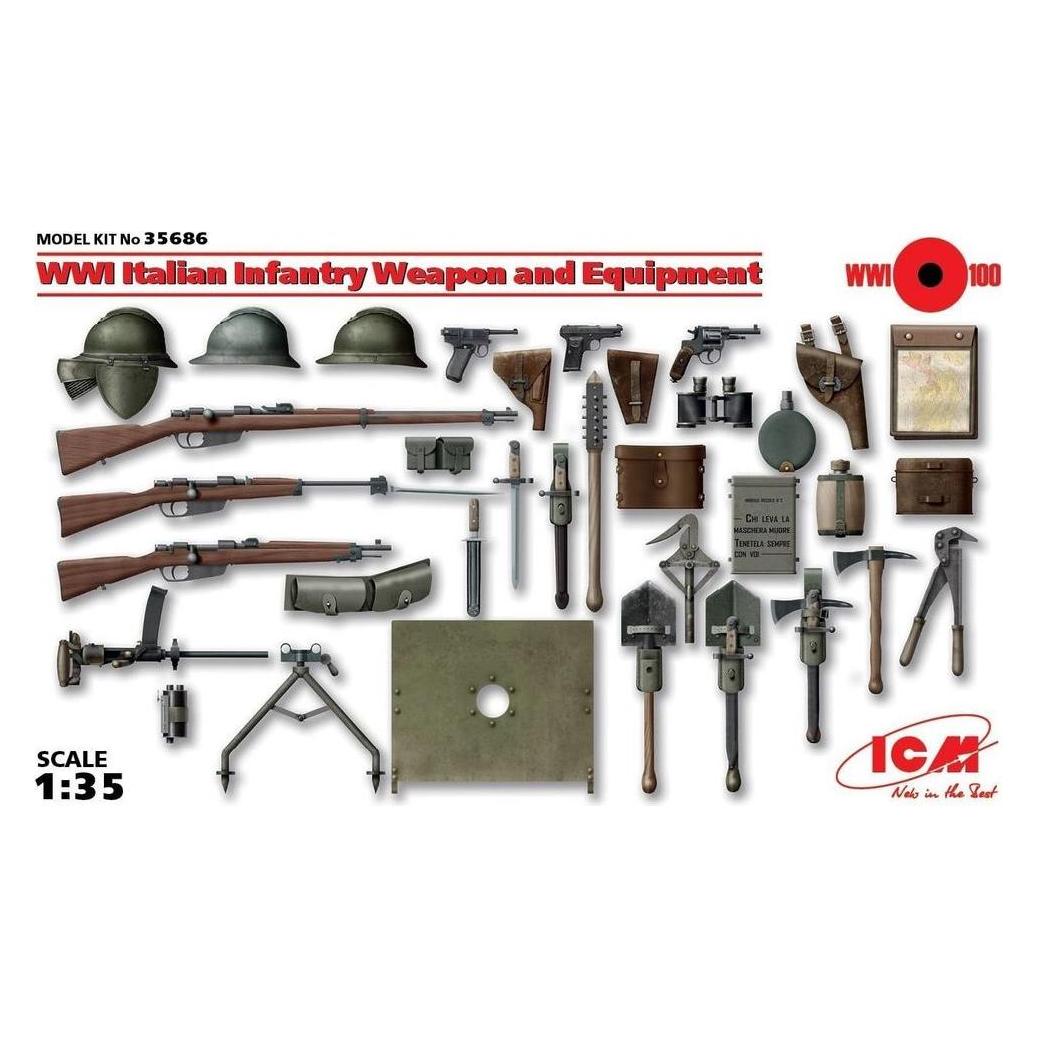 ICM WWI Italian Infantry W&E (35686)