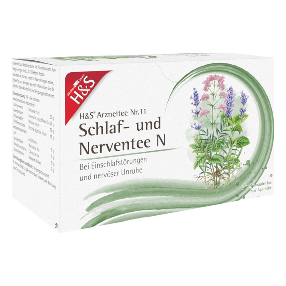 H&S Tee - Gesellschaft mbH & Co. H&s Schlaf- und Nerventee N Filterbeutel 13587981