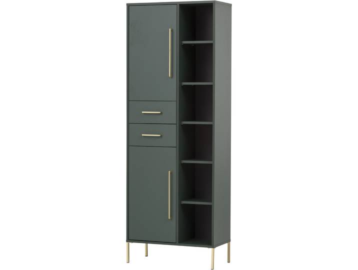 Hochschrank Annkatrin waldgrün Holzwerkstoff B 67 H 184 cm - Hochschrank