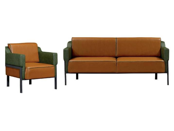 Xlmoebel Polstergarnitur Elegantes Sofa-Set mit hochwertiger Polsterung und Sessel, (Sofa-Set, 2-tlg., Wohnzimmer Set 2tlg (Sessel + Sofa 3 Sitze), Hergestellt in Europa