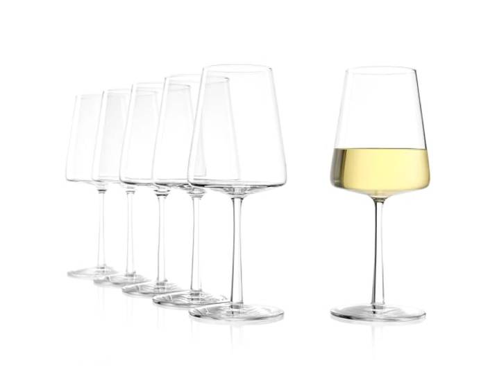 Stölzle Lausitz Power Weißweingläser Kristallglas 400 ml, 6er-Set