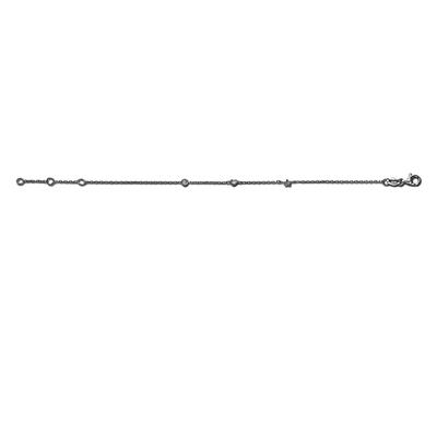Fußkette ONE ELEMENT "Fußkettchen aus 925 Silber 25 cm", silber, Fußketten, Damen, Silber 925 (Sterlingsilber), Schlicht & schön – dezente Eleganz für jeden Tag