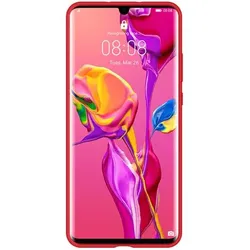 Huawei Silicone (Huawei P30 Pro), Smartphone Hülle, Rot