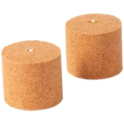 2X Holzspäne Brennelemente für Gartenfackel Wachsrollen für Gartenfackeln - Flackernder Feuer-Effekt - Outdoor Garten Gadget für Männer & Frauen - Feuerschale Feuersäule (7 ,5cm x 8cm Höhe)