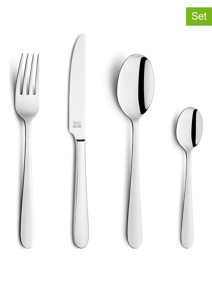 Beckmann & Rommerskirchen 24tlg. Edelstahl-Besteck-Set "Dali" - onesize
