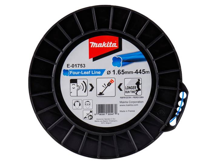Fil nylon Trèfle torsadé MAKITA E-01753 1\,65mm x 445m
