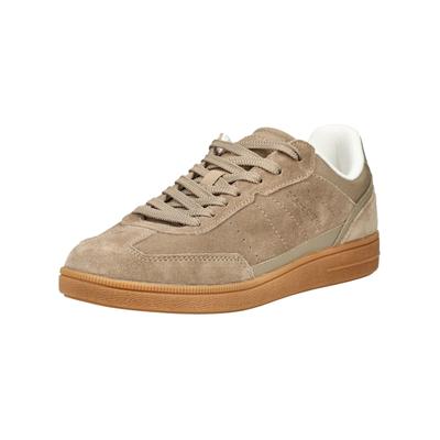 Sneaker MARC O'POLO "Marc O'Polo Sneaker Leder", Herren, Gr. 42, Leder, beige (grau), Schuhe Sneaker