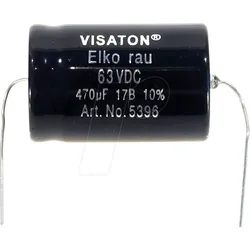 VIS ELKO 5379 - Tonfrequenzelko, 15 μF, 63 V