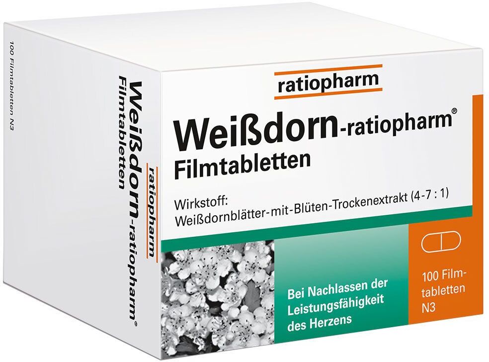 Weissdorn-Ratiopharm Filmtabletten 100 St
