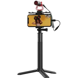 Gudsen Mirfak Vlogging Kit Starter dla Youtubera (Kunststoff), Stativ, Schwarz