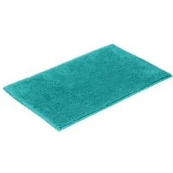 Vossen Badteppich Timeless 60 x 100 cm Polyacryl Blau Lagoon