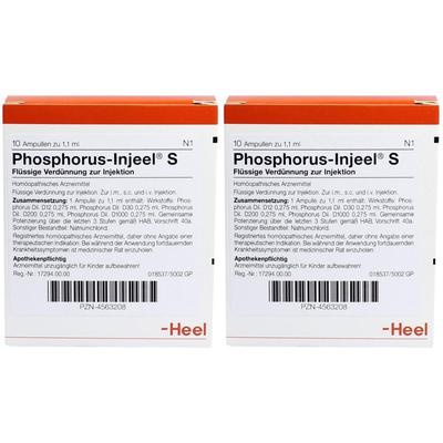 Phosphorus Injeel S Ampullen 2x 2x10 St