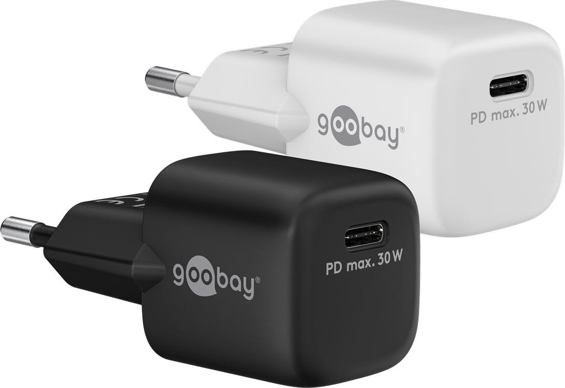 Goobay 59715 USB-C PD snellader nano-model 30 W zwart