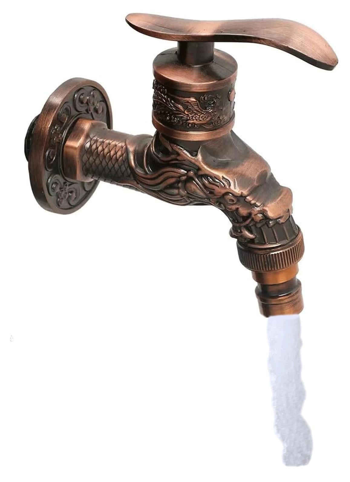 Vintage antieke messingkraan voor badkamer en keuken